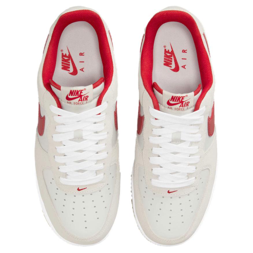 Nike Air Force 1 '07 LV8 Summit White Varsity Red Men's Sneakers IB6388-101