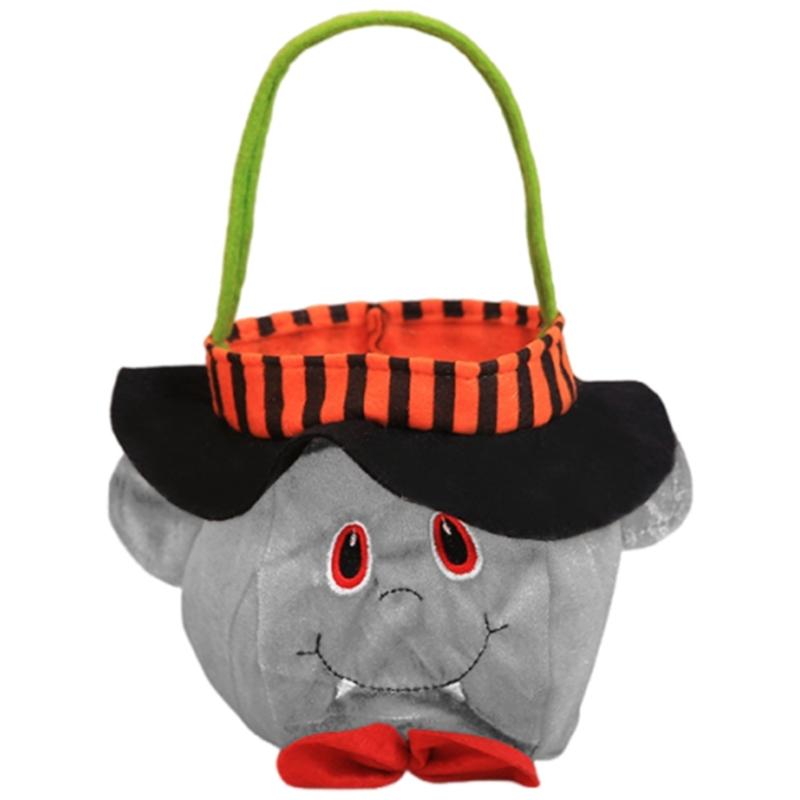 

Witches Vampires Pumpkins Themed Halloween Partys Favor Bag Reusable Cloth Candy Collector For Festives Event