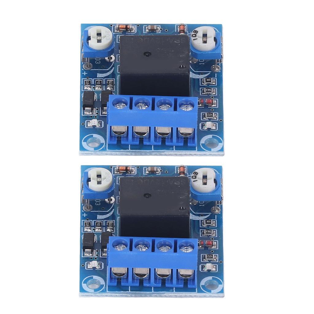 2PCS 12V Battery Undervoltage Control Board Power Off Protection Switch Module Knob Adjustment