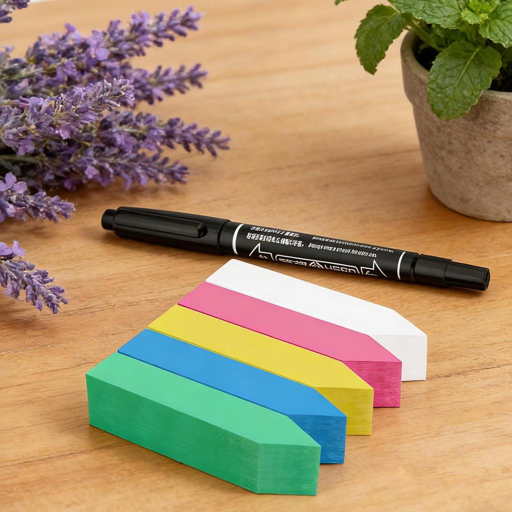 500 Pcs 4 Inches Plant Labels PVC Waterproof Plant Tags Nursery Garden Labels Pot Marker Garden Stake Tags For Seedlings