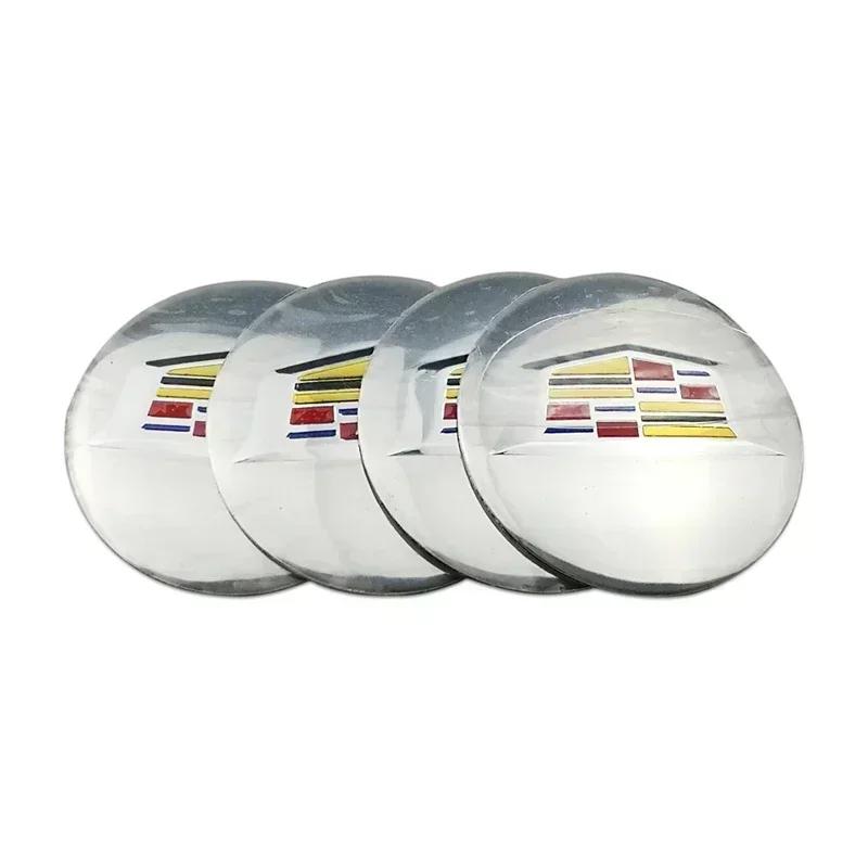 

4pcs 56mm Wheel Center Sticker Car Logo Badge for Cadillac ATS CTS DTS STS SLS SLR XLR BLS Seville Escalade Tiburon CT6