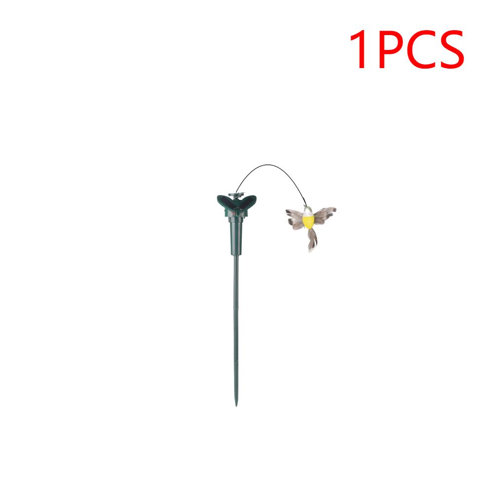 Solar Powered Flying Wobble Solar Flying Bird Butterfly Artificial Fake Hummingbird Dancing Fluttering Butterflies Garden Decor