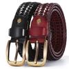 New Belt Men's Leather Belt Hand-woven Casual Wild Simple Tide Belt