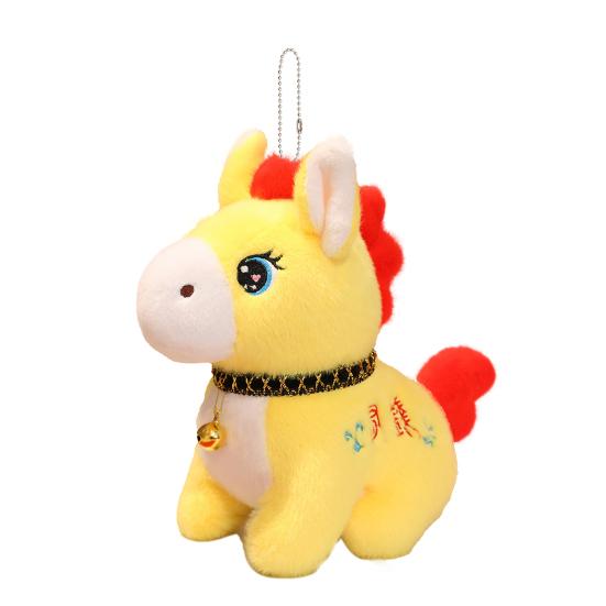 Horse Plush Doll 2026 Year of The Horse Mascot Lucky Chinese Zodiac Pony Stuffed Toy Spring Festival Gift