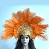 Popular Feathered Hairband Festival Costume Props Headband Samba Headdress Carnivals Party Celebration Props Headpiece