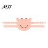 Impact Absorbing Pad Silicone Door Latch Silencer, 5-Position Adjustable Lock Buffer Cover, Cartoon Flexible Guard Crab Soft Slam Stopper for Bedroom