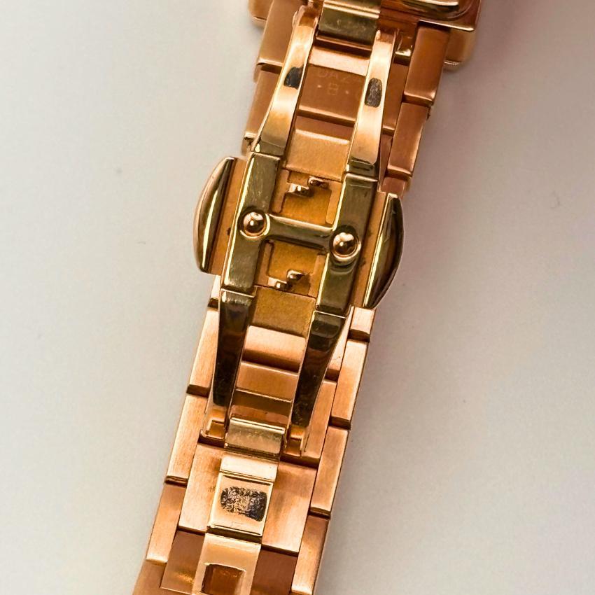 [USED] Working SEIKO Rukia Karite Diamond-Set Pink Gold Women's Watch