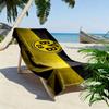 Borussia Dortmund Print Beach Towel, Large Soft Quick Dry Towel for Beach Camping Swimming