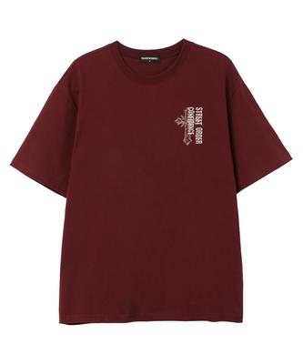 VANNWORKS Mini Confidence Short Sleeve T-Shirt (Vs0134) Burgundy (B Type)