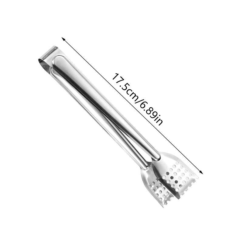 Stainless Steel Food Tongs Kitchen Utensils Buffet Cooking Tool Anti Heat Bread Clip Pastry Clamp For Desserts Salads Barbecue