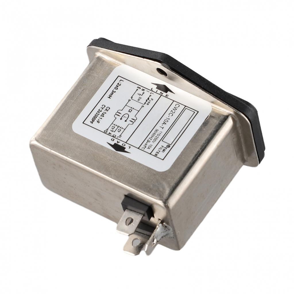 IEC AC Input Power Outlet Module with For EMI Filter for Test Equipment