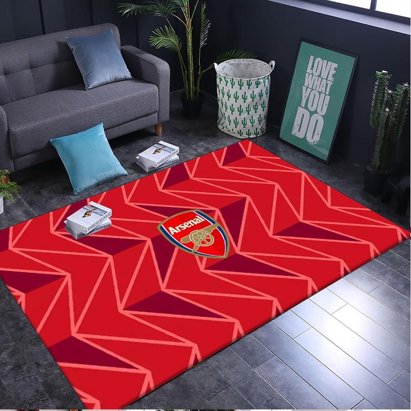 1PC rug Arsenal Football Club Crest Carpet, Chair Rug,Area Rug for Office Bedroom living rooms bedroom, Doormat decor Christmas fan gifts