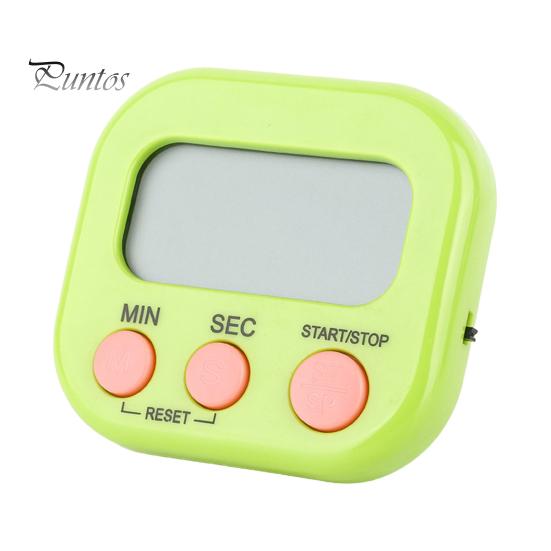 

Магнитный цифровой таймер для учителей, детский таймер для класса с подставкой, прочный, легко читаемый дисплей, набор кнопок, кухонный таймер зелёный