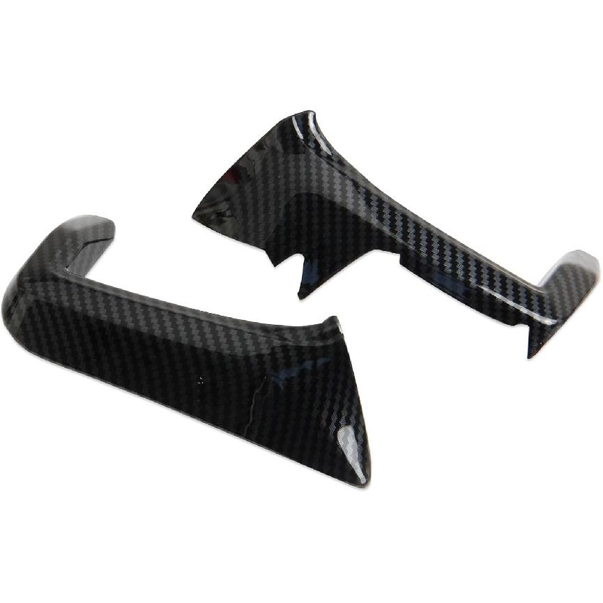 Carbon Fiber Style Center Console Dashboard Frame Instrument Panel Side Cover Trim Accessories for 2025-2026 Toyota Camry