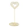 10Pcs Heart Shape Place Card Holder Gold /Rose Gold Name Card Holder  Wedding Party