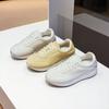 Soft leather thick-soled little white shoes for women's 2025 summer new fashionable versatile breathable sports casual height-increasing single shoes