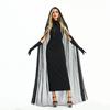 Halloween Costume Vampire European American Sexy Hottie Skinny Robe Witch Medieval Shawl Cape Dress