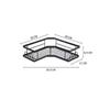Drill-Free Corner Wall-Mounted Bathroom Storage Rack