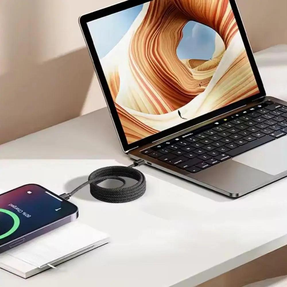 111W Magnetic Cable USB C To Type C Fast Charger for iPhone11 Xiaomi USB A To TypeC Data Charging Wire tablets MacBook Samsung
