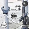 Antivol - TRIPVEA - 9 maillons - Longueur 55 cm - Diamètre 7,5 cm - Mixte