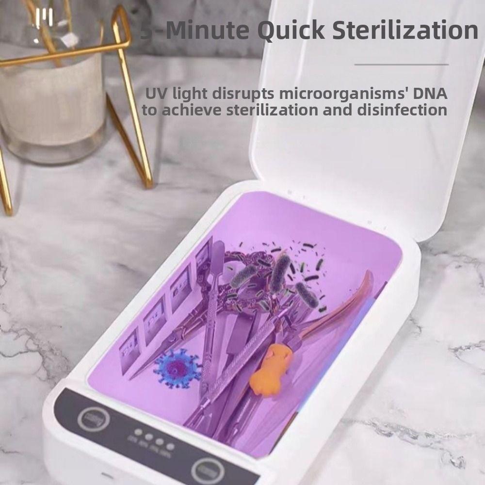 Voice Function Portable Sterilizer Box Ultraviolet Sanitizer Machine  Tattoo Equipment