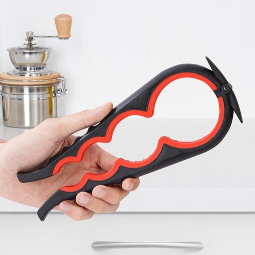 Labor-saving Jar Opener 4 in 1 Bottle Cap Twister Durable Bottle Wrench  Everyday Use