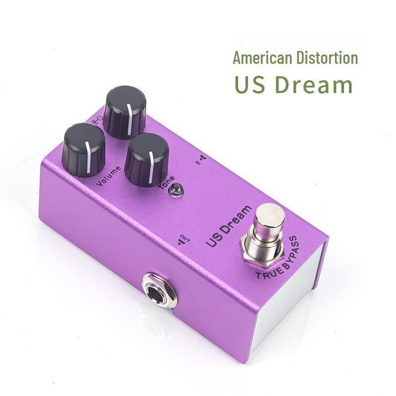 Electric Guitar Distortion & Reverb Effects Pedal