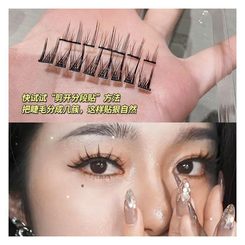 Mogugu - Set of 5 Pairs: Natural Criscross False Eyelashes