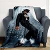 Moonwalk DanceSoft Throw Blanket Flannel Blanket Warm Sofa Bed Camping home Decor Unique Christmas Gift C3180
