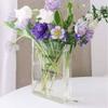 Book Vase Acrylic Book Vase Desktop Vase Bookcase Decoration Aquatic Table Vase Flower Home Decoration Flower Arrangement