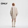 ONLY Women's 2024 Autumn Double-faced 100% Wool Mid-length Coat