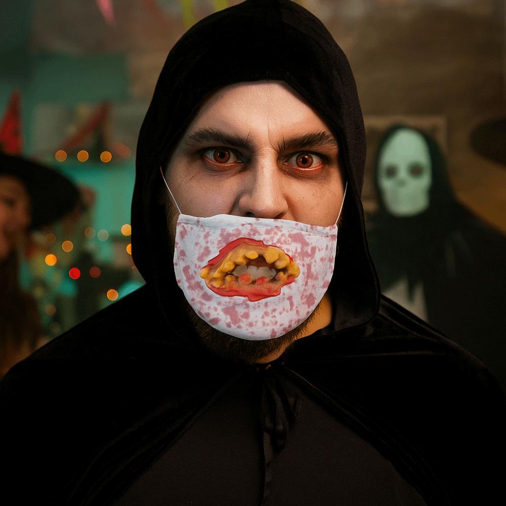 Ghost Blood Mittens Dress Up Cosplay Props Terrifying Blood Stain Masks  Prank