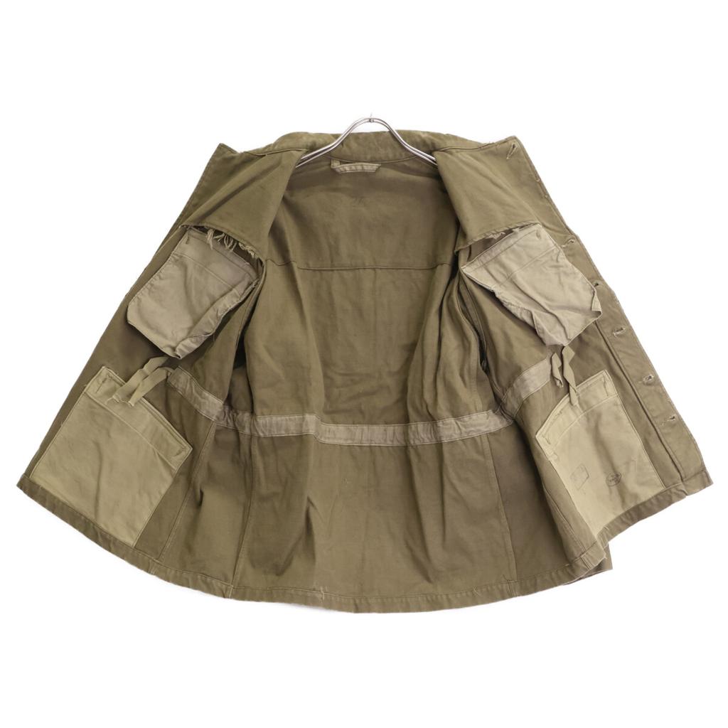 Vintage 1940s French Army Khaki Early Model M-47 Jacket Jacket 26 khakiUsed