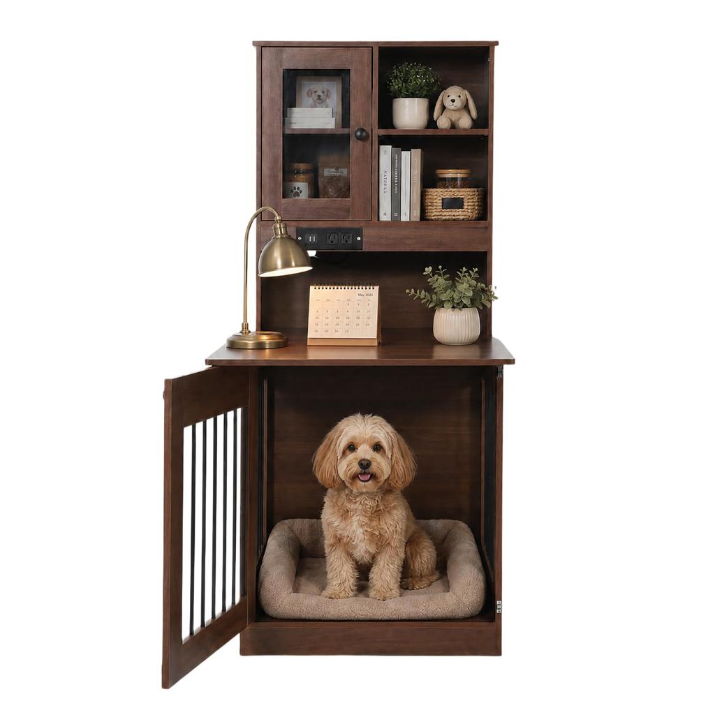 Dog Crate Furniture For Small Dogs Wooden Dog Kennel Nightstand