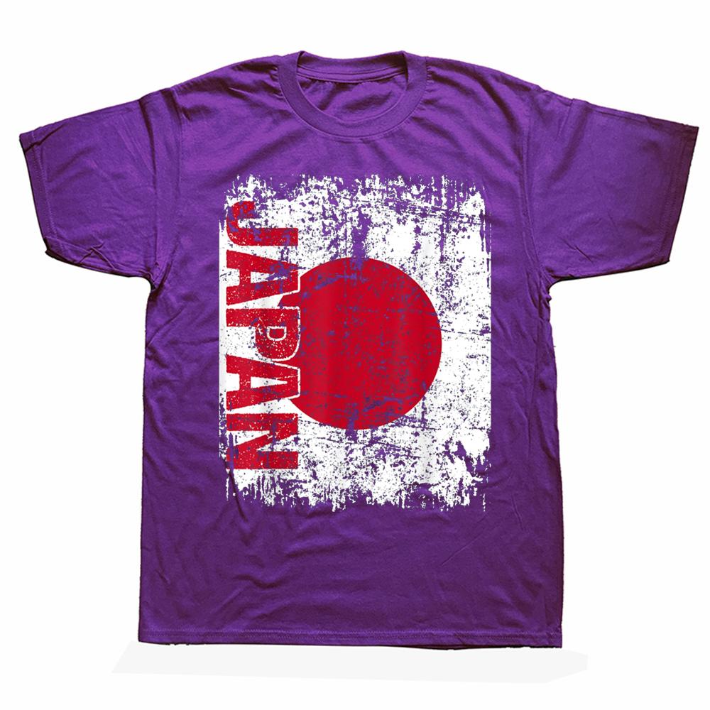 Funny JAPAN JAPANESE Flag Vintage T Shirts Summer Graphic Cotton Streetwear Short Sleeve Birthday Gifts T-shirt Mens Clothing