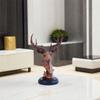 Minimalist Deer Statue Modern Miniatures Figurine Desktop Ornament Deer Ornament  Prop