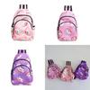 Adorable Unicorn Print Children's Bag 2024 New Style Large Capacity Backpack For Girls