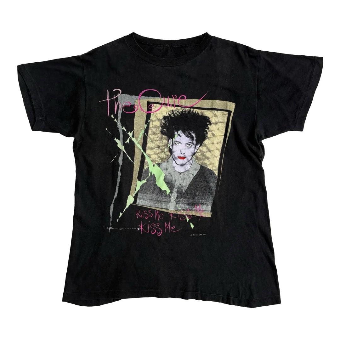The Cure 1987 87 80s Vintage Kiss Me Robert Smith Brockum Album Rare Unisex T-Shirt XXL