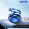 Solar Energy Double Ring Aroma Diffuser Solar Powered Car Air Freshener  Rotating Suspension Car Decoration Accessories with Aroma Tablet