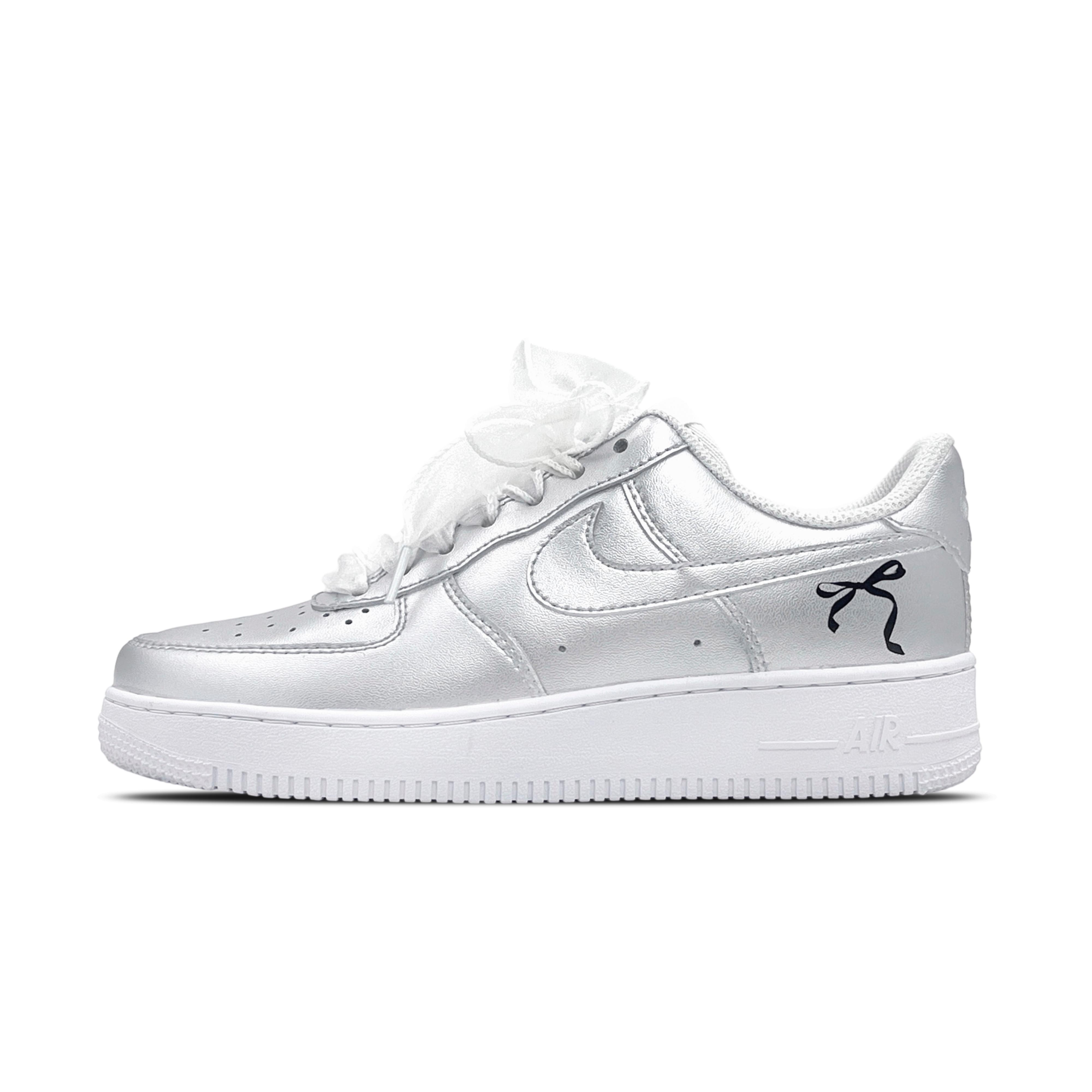 

Nike Air Force 1 Low top Skateboard Shoes Unisex Silver CW2288-111(Team317-) 37.5
