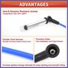 4Pcs Spark Plug Wire Ignition Coil Cable No.1214216 for Ford Fiesta V 2001-2008