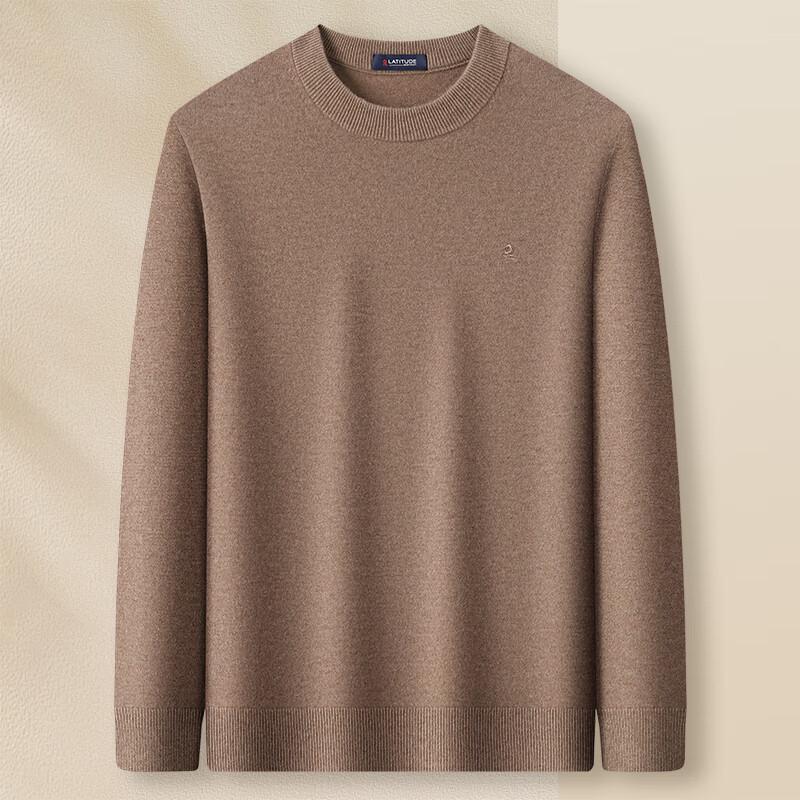 MONTAGUT Men's Pure Cashmere Round Neck Sweater