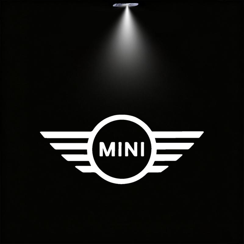 

2pcs New LED Car Door Welcome Courtesy Lamp Projector Light For MINI Cooper One R50 R52 R54 R53 R56 Countryman R60 F55 F56