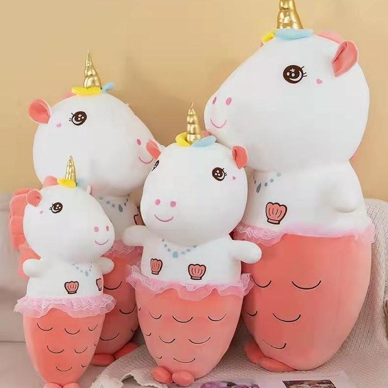 Plush Unicorn Mermaid Toy Doll Room Decoration Ornaments Child Christmas Gift
