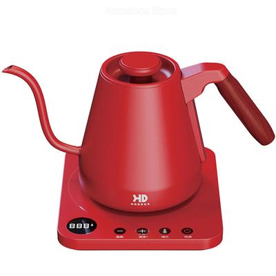 1500w Gooseneck Electric Kettle Hand Brew Coffee Pot Thermo Kettle Coffee Jug Temperature Control Kettles Smart Teapot 800ml