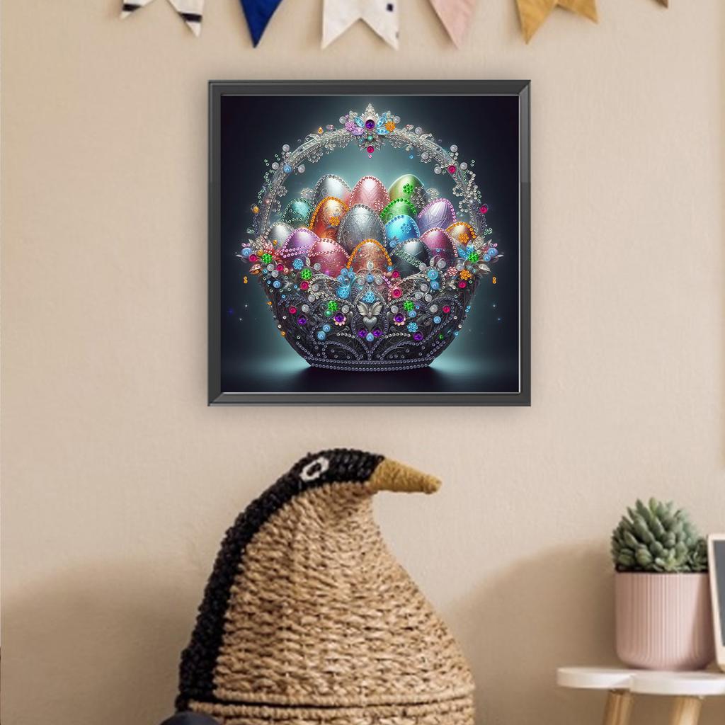 Easter Special Shaped 5D DIY Partial Drill Diamonds Paintings Gem Art for Adults DIY Gift Home Decor Crystal Diamond Art 30x30cm