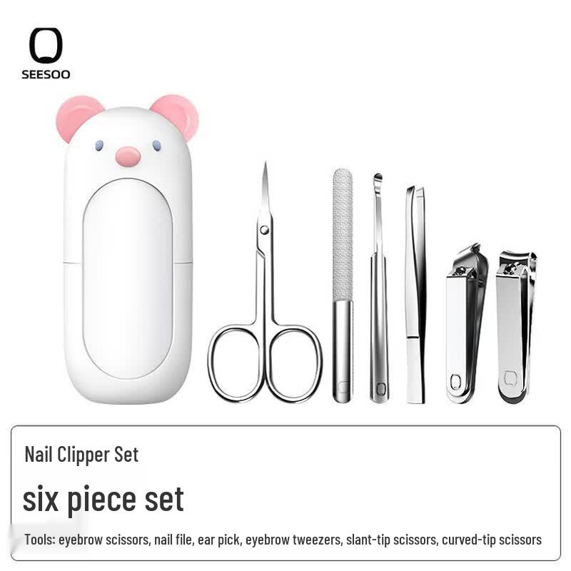 Seesoo Cartoon 6-Piece Nail & Pedicure Set