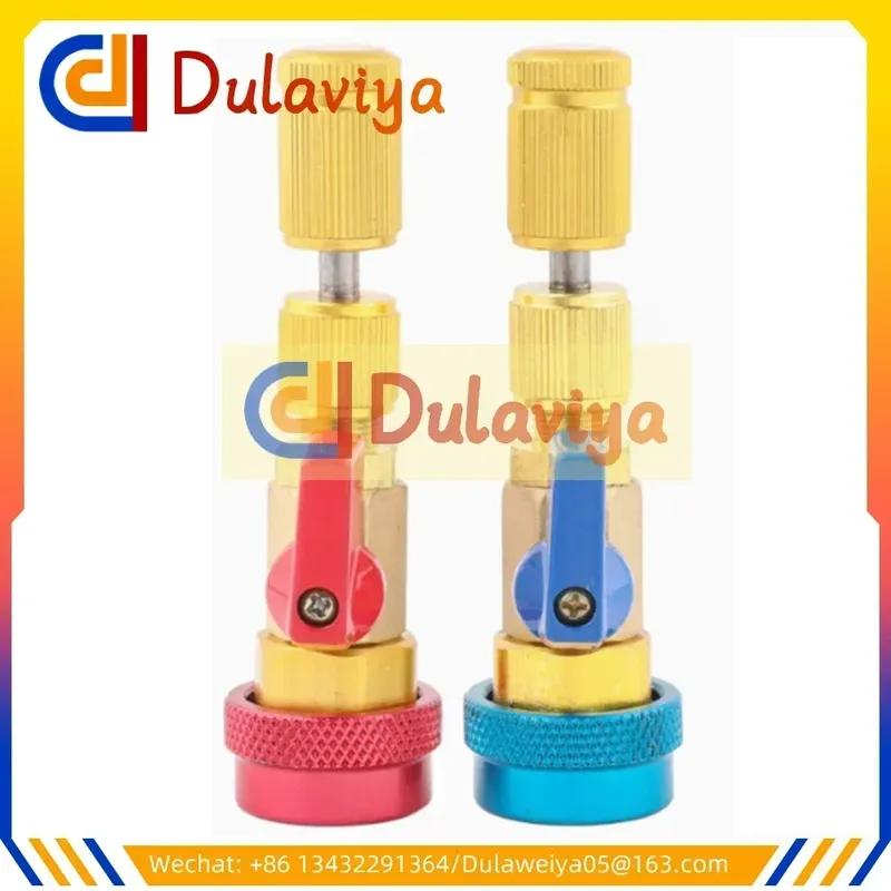 Auto Air Conditioner Maintenance Wrench Refrigerant R134a Valve Core Needle Quick Replacement / Removal Tool