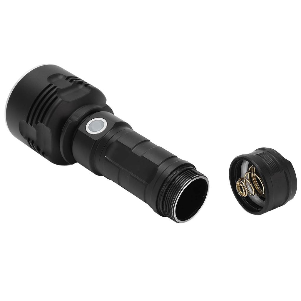 Výkonná svítilna USB dobíjecí 3 režimy Vodotěsná Hliníková slitina pro kempování Turistiku Cyklistiku Dobrodružství