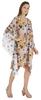 Moomaya Women  s Short Hoodie Kaftan Loose Tunic Kimono Sleeve Mini Beach Cover Up